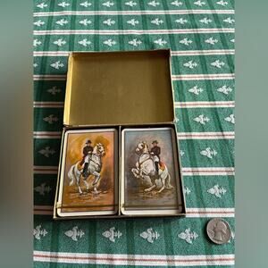 Vintage Austrian Piatnik Wien Gin Rummy Cards in Original Cellophane Packaging